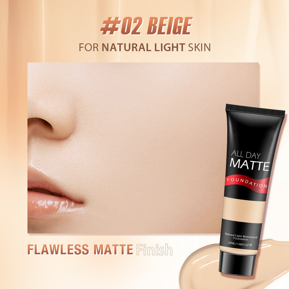 30ML Compact Liquid Foundation Long-lasting Moisturizing And Oil Controlling Smear-proof Makeup Foundation