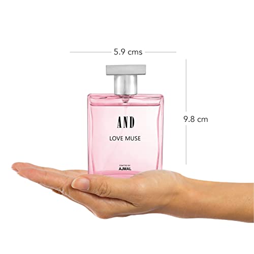 AND Love Muse Floral Eau De Parfum 50Ml Long Lasting Scent Spray Gift For Women Crafted By Ajmal