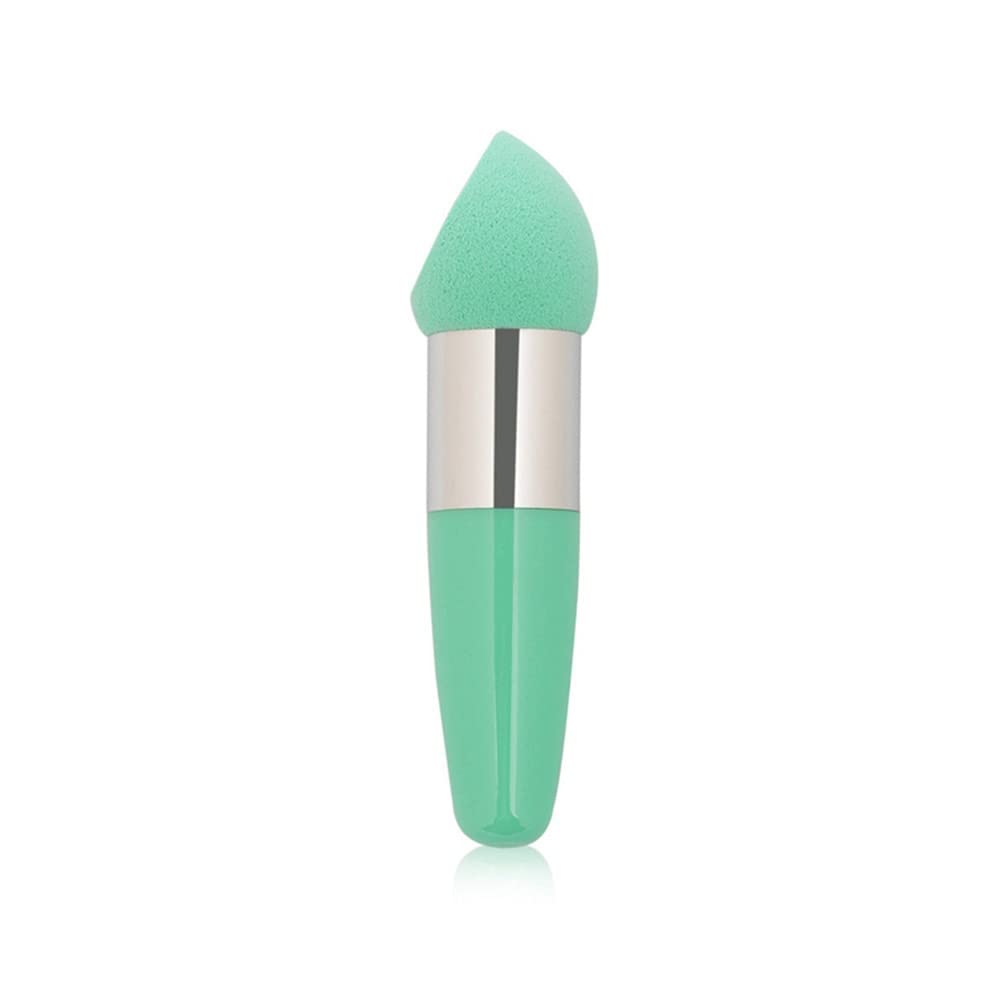 1PCS Mushroom head Makeup Brushes Powder Puff Beauty Cosmetic Sponge With Handle for Foundation Powder blush,A-green