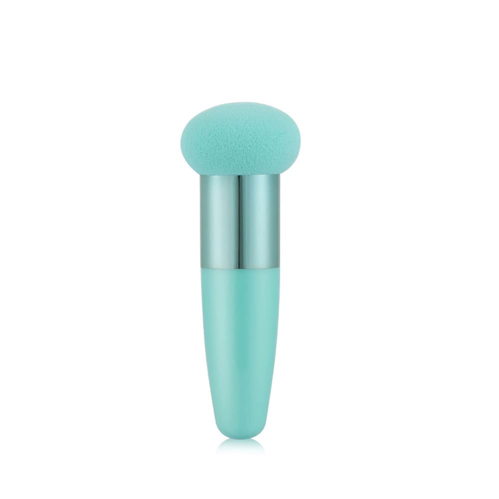 1PCS Mushroom head Makeup Brushes Powder Puff Beauty Cosmetic Sponge With Handle for Foundation Powder blush,green