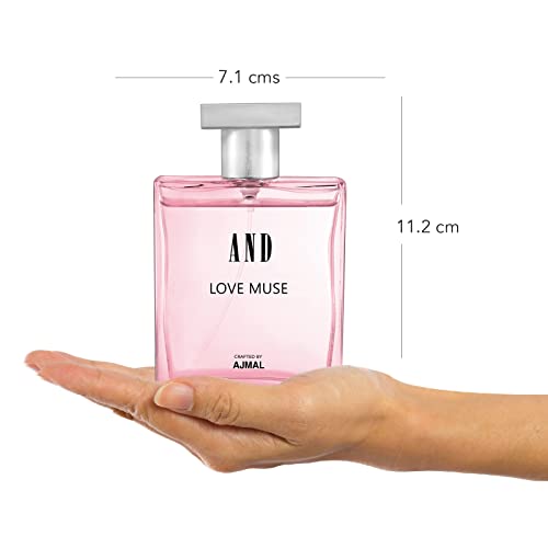 AND Love Muse Women Eau De Parfum Perfume |Premium, Long Lasting Floral Fruity Fragrance for Women,100ML Crafted By Ajmal
