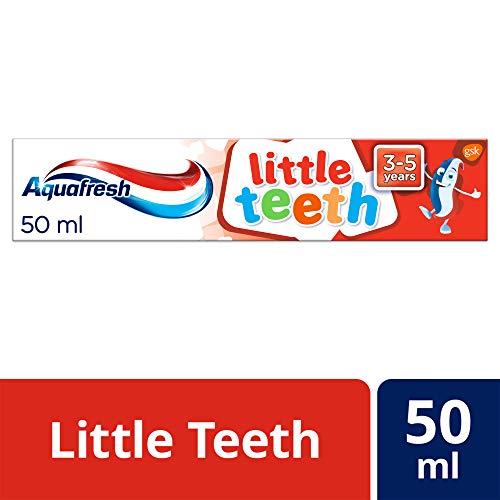 Aquafresh Little Teeth Toothpaste (3-5Y) - 50Ml - Cavity Protection, 1 Piece