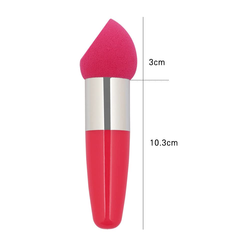 1PCS Mushroom head Makeup Brushes Powder Puff Beauty Cosmetic Sponge With Handle for Foundation Powder blush,A-green