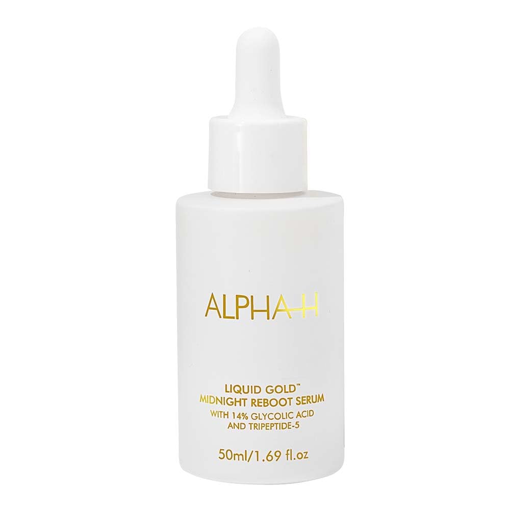 ALPHA-H | Midnight Reboot Serum | Visibly Smooth, Plump Skin with Glycolic Acid and Retinol