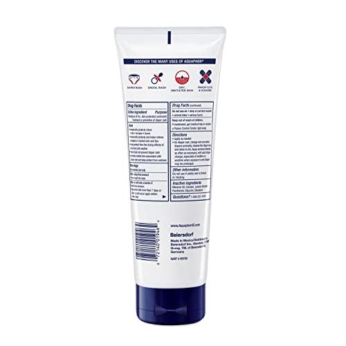 Aquaphor Baby Healing Ointment - For Chapped Skin, Diaper Rash and Minor Scratches - 7 oz. Tube