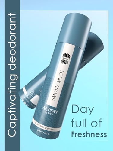 Ajmal ARTISAN - SMOKY MUSK DEODORANT PERFUME 150ML LONGLASTING SPRAY GIFT FOR MEN AND WOMEN ONLINE EXCLUSIVE
