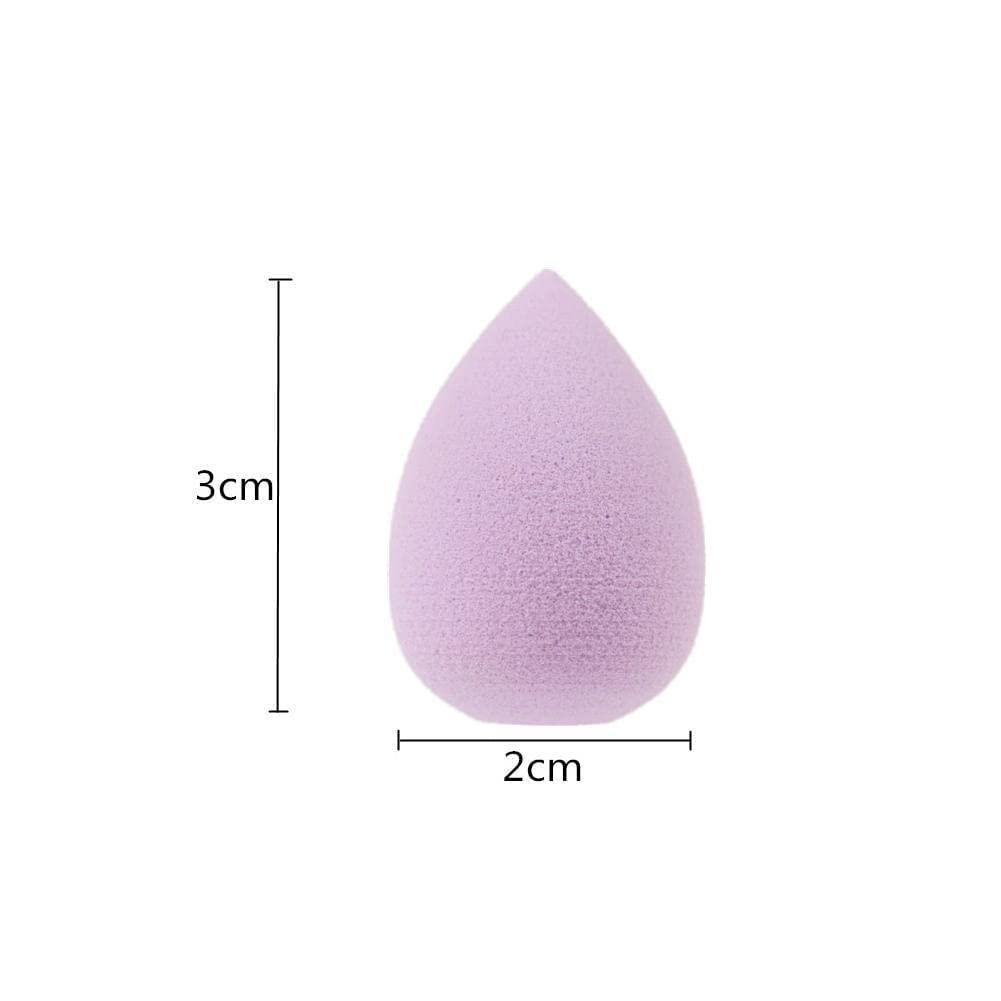 6 Pcs Mini Makeup Sponge, Multi Colored Makeup Sponge, Small Beauty Sponge Set for Foundation, Powder, Concealer Highlight, Eye Shadow Soft Facial Makeup Tools for Women (Brown)