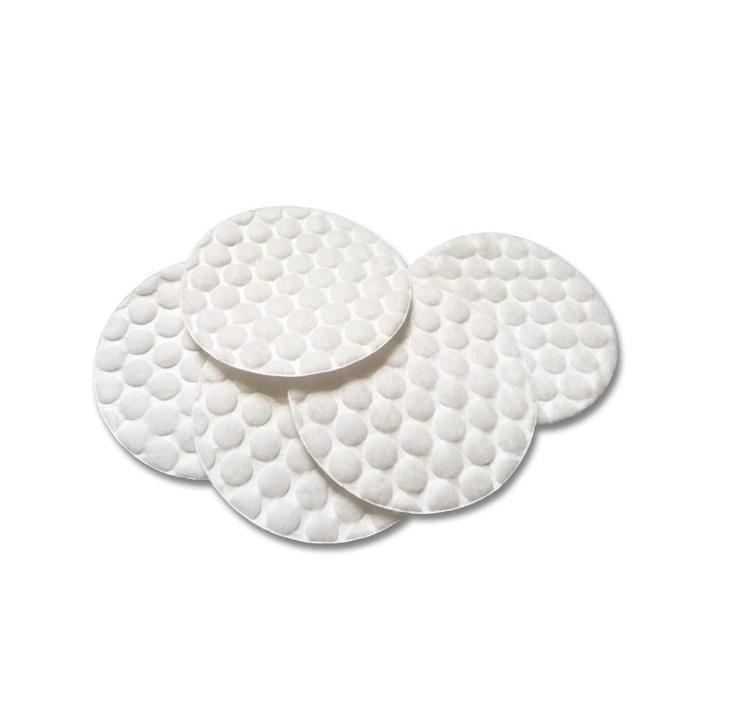 50Pcs Cotton Pads for Face - Natural Round Makeup Remover, Soft Baby Care, Face Cleansing, Lotion and Cream Applying (Packing May Vary)
