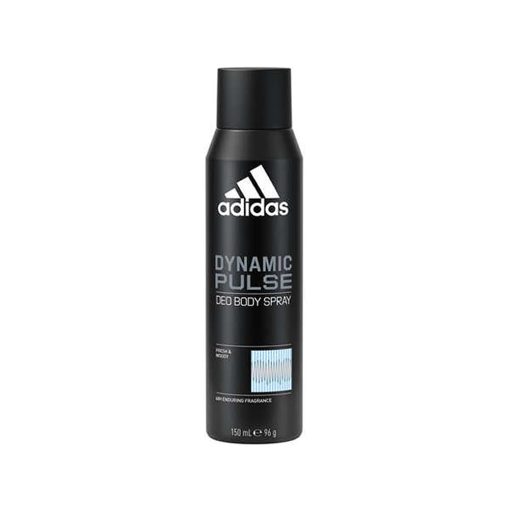 Adidas Dynamic Pulse Body Spray For Men - Clean Aromatic Fragrance - 150 ml