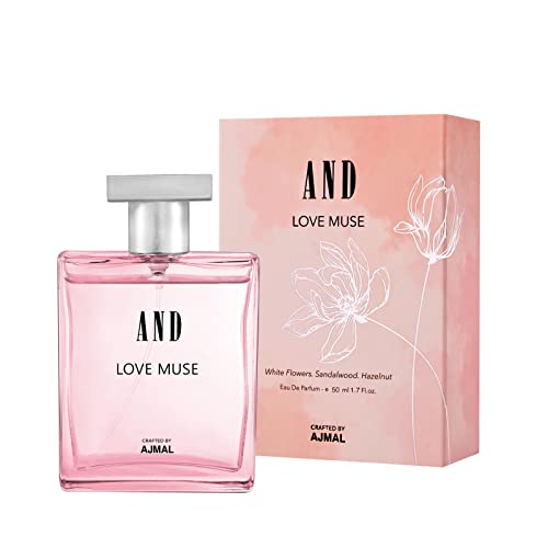 AND Love Muse Floral Eau De Parfum 50Ml Long Lasting Scent Spray Gift For Women Crafted By Ajmal
