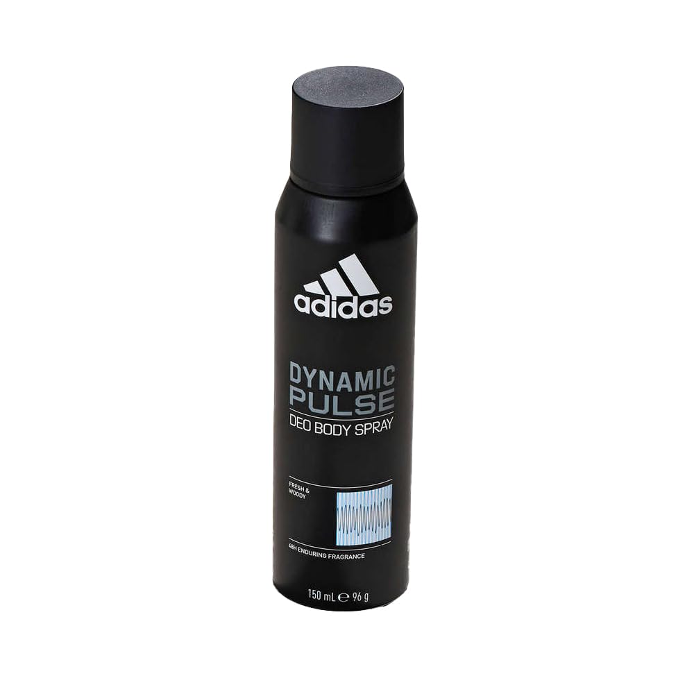 Adidas Dynamic Pulse Body Spray For Men - Clean Aromatic Fragrance - 150 ml