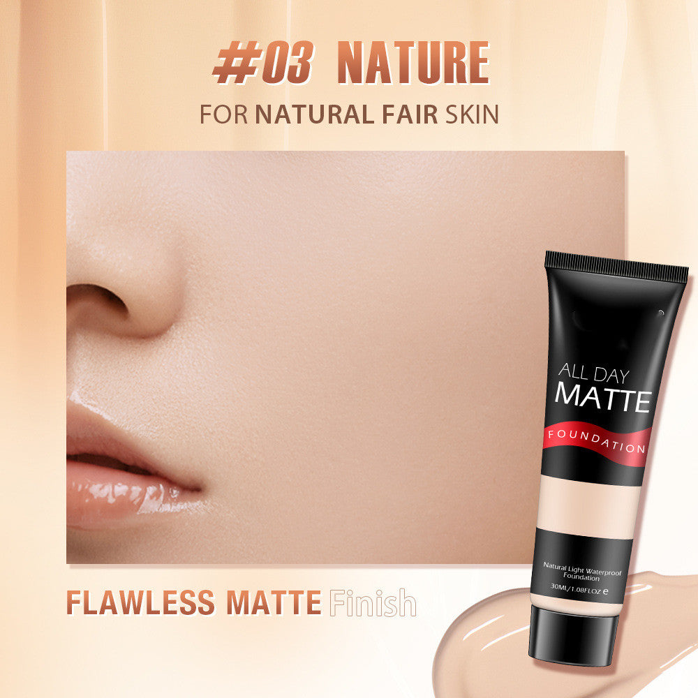 30ML Compact Liquid Foundation Long-lasting Moisturizing And Oil Controlling Smear-proof Makeup Foundation