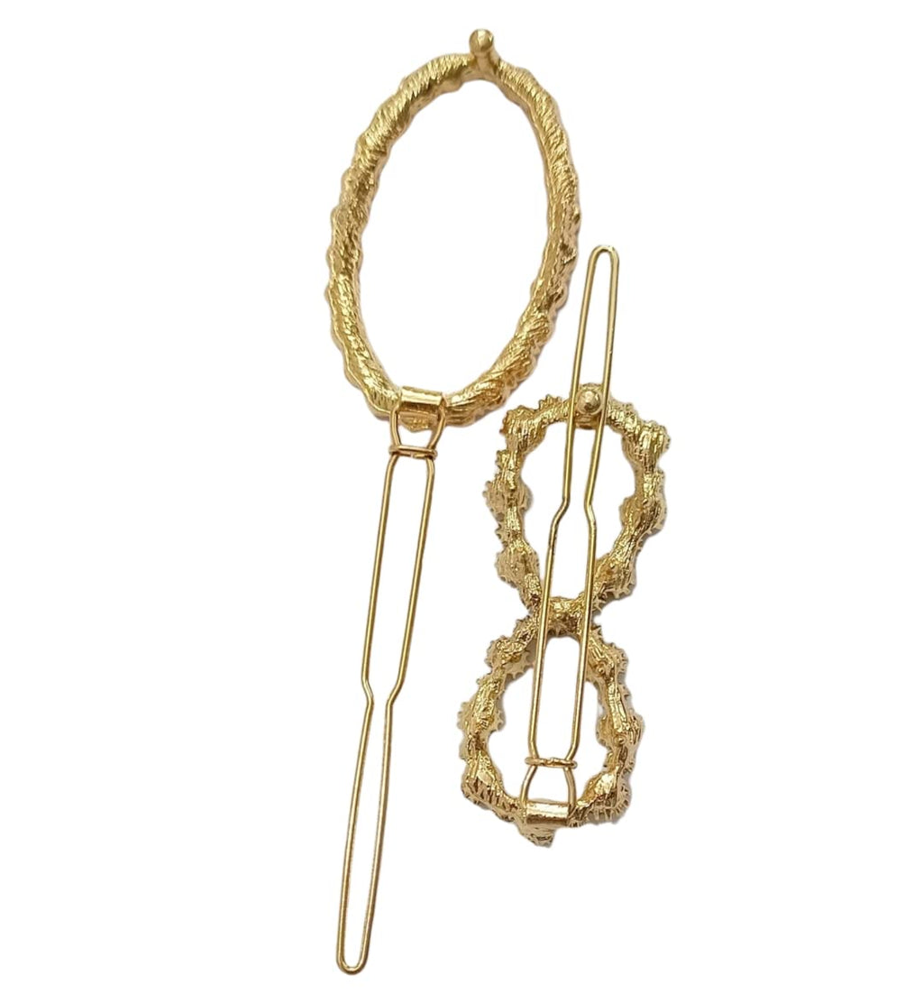 ANNACREATIONS 6 Pcs Rhinestone Hair Lock Pin Crystal Letter Hair Clip Hair Accessories for Girls and Women