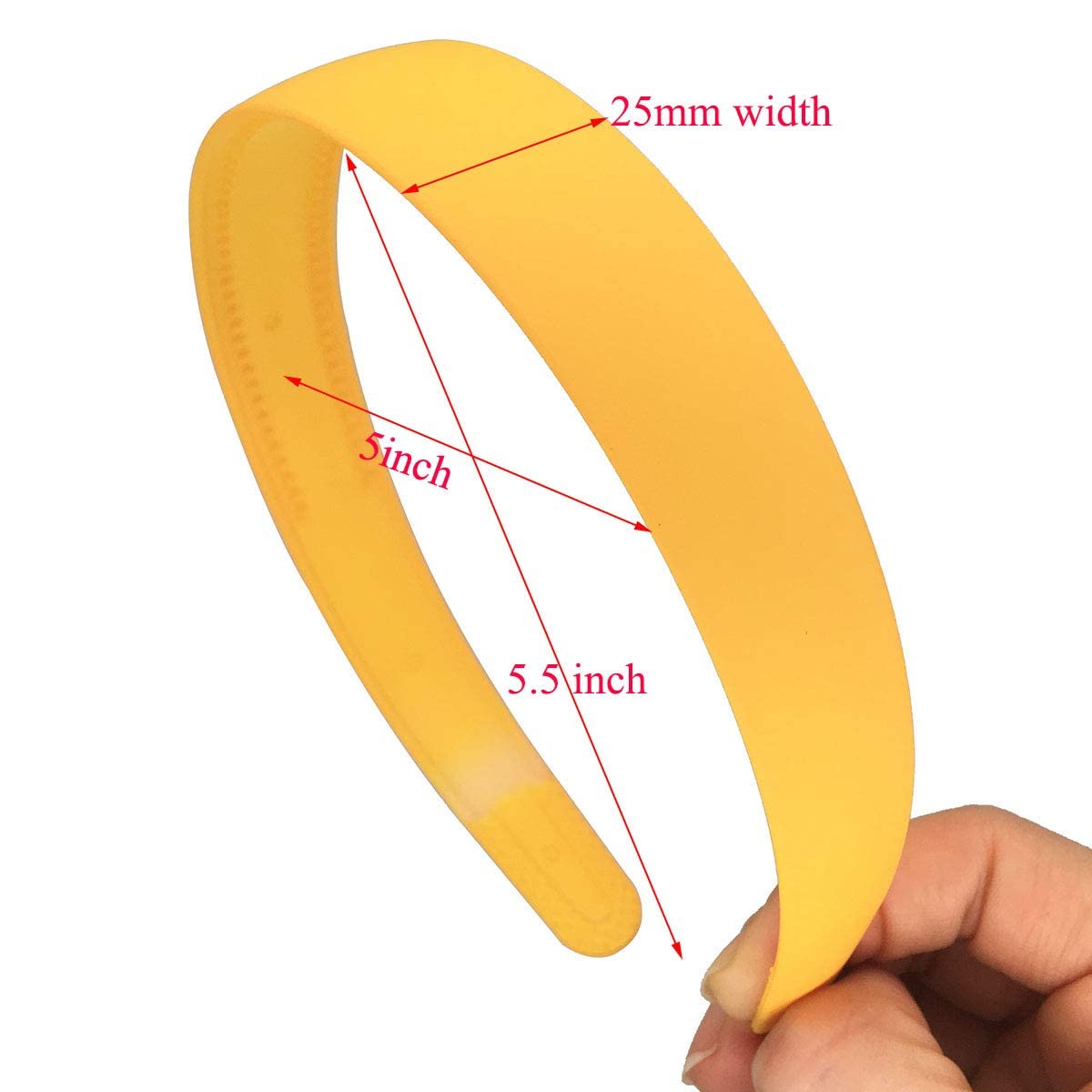 ANNA CREATIONS 12 Pcs Hairband, Plastic Headband for Girls and Women Multicolor