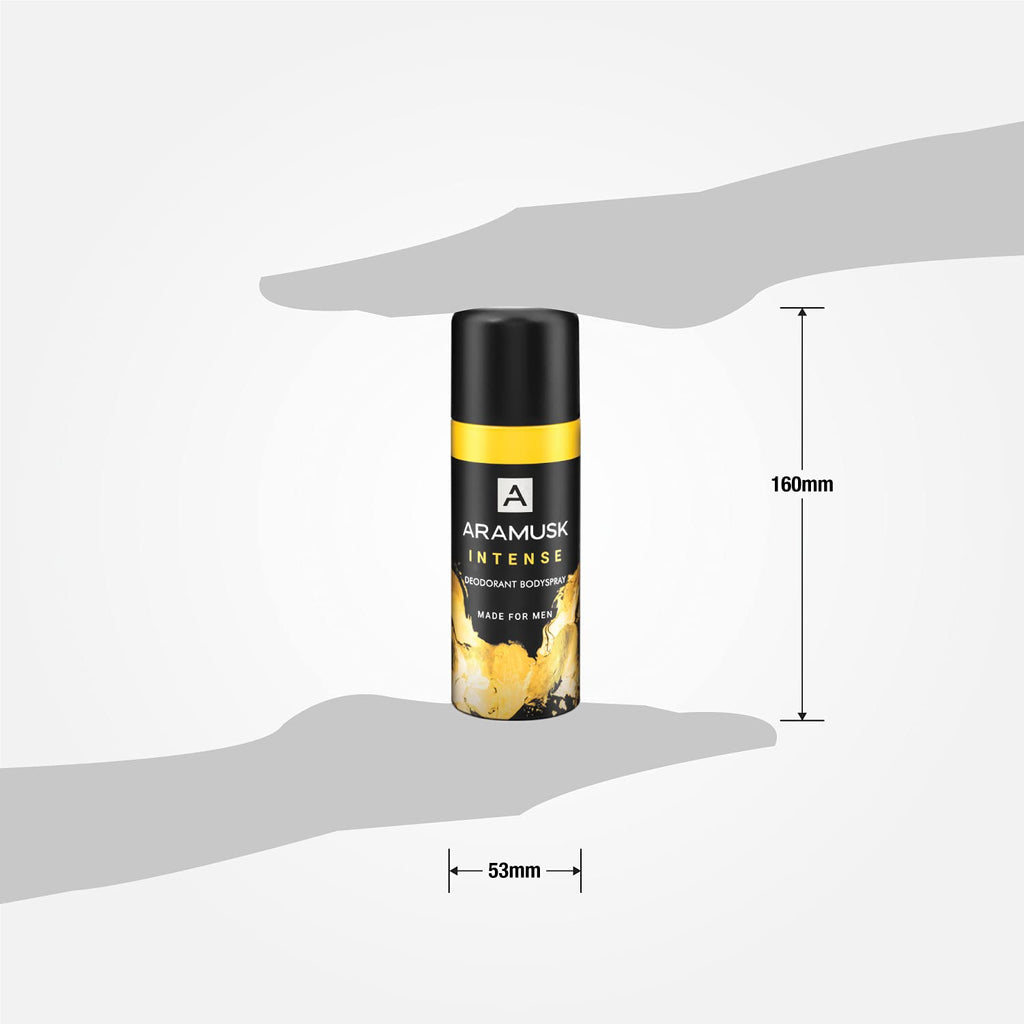 Aramusk Intense Deo for Men, Citrus, 150 ml