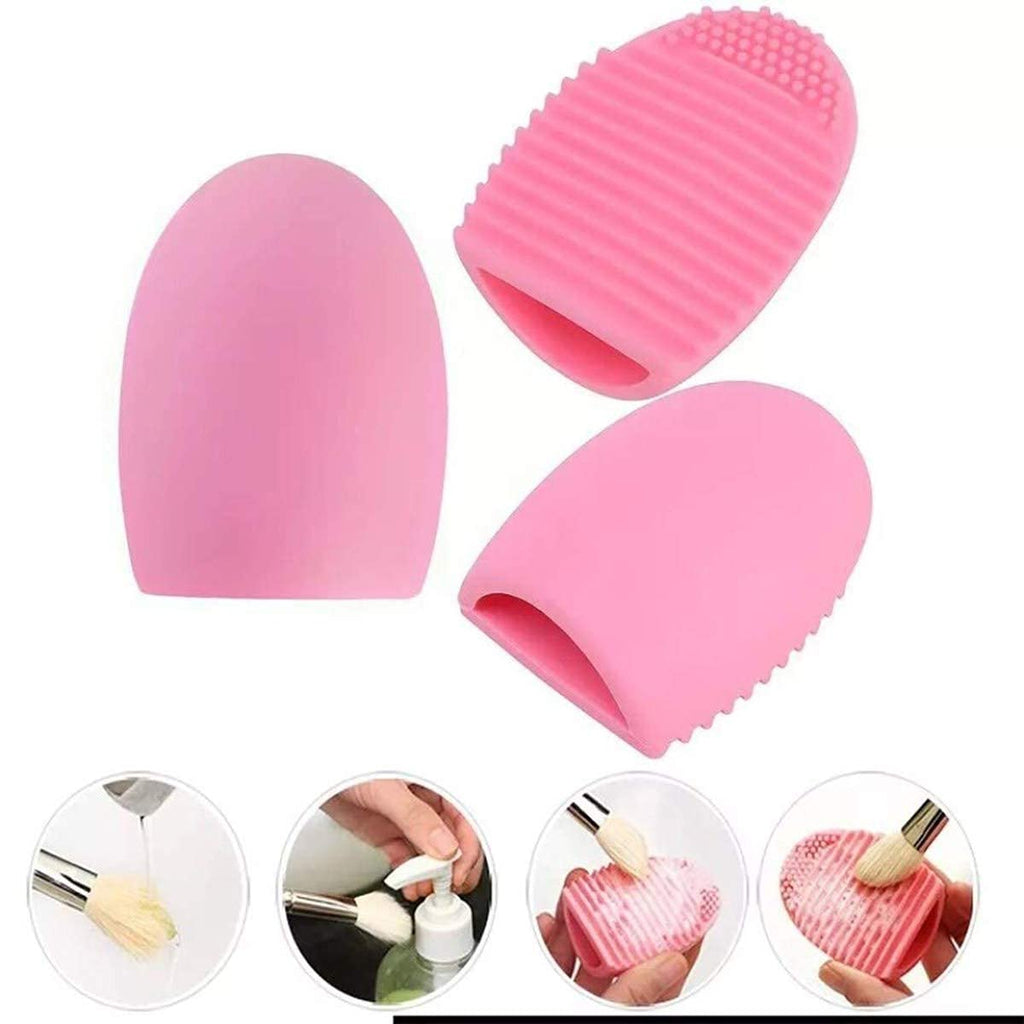 13 pcs Makeup Brushes Set with 4 pcs Beauty Blender Makeup Sponges, Makeup Brush Cleaner Silicone Brush Cleaning, Eyeshadow Foundation Brush (Pack of 3)