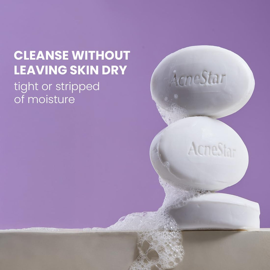 AcneStar Soap Pack of 4, Antiseptic