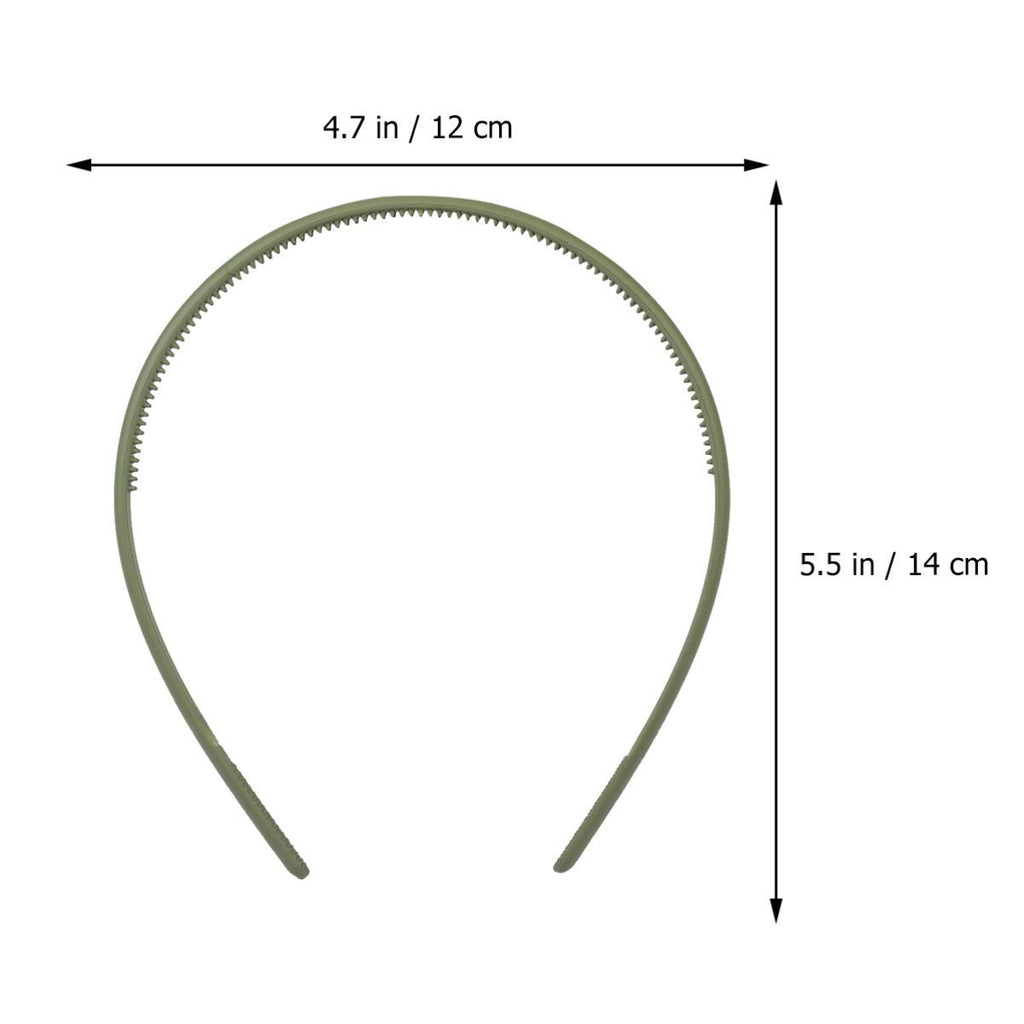 ANNACREATIONS 12 Pcs Fashion Plastic Matte Hair Band For Women And Girls