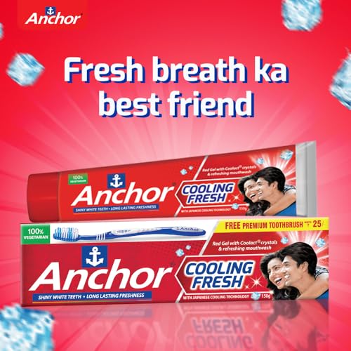 Anchor Red Cooling Fresh Gel Toothpaste 300Ggm (150gx2)