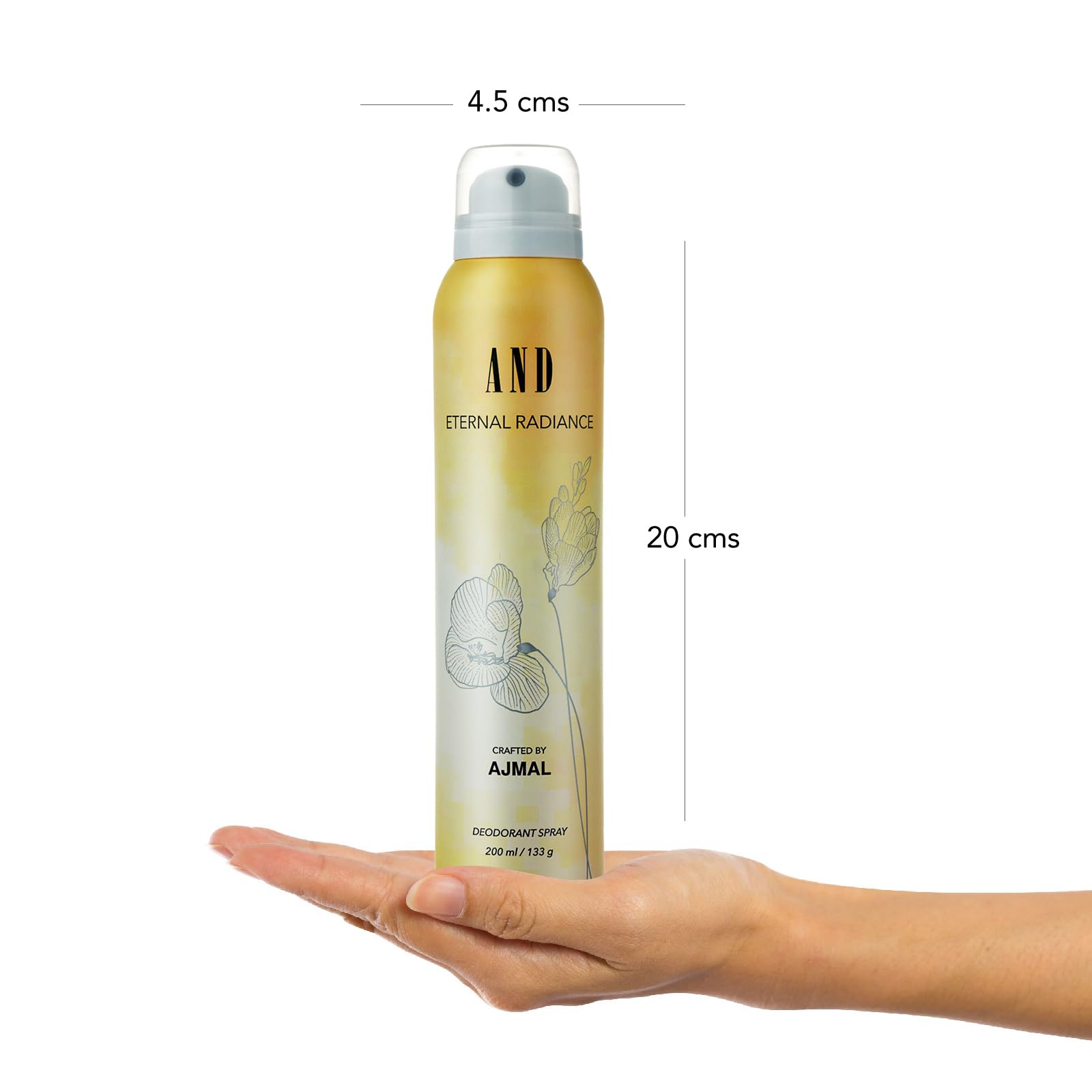 AND Eternal Radiance Deodorant 200ml Body Spray Gift For Women Longlasting Crafted by Ajmal