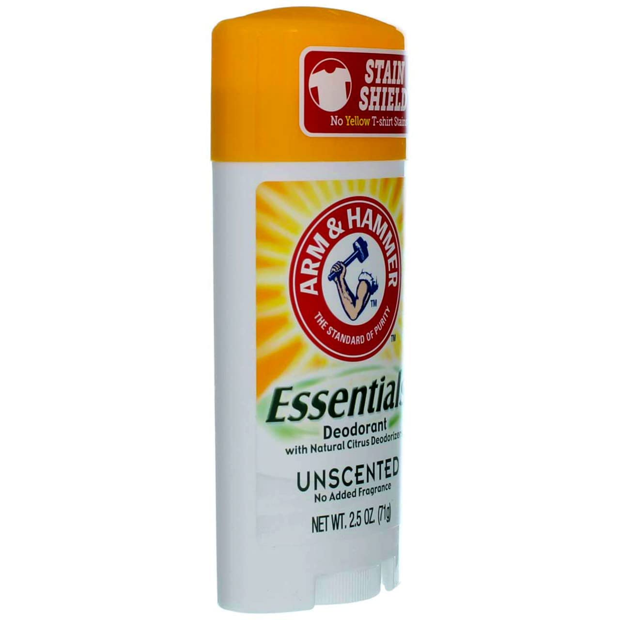 Arm & Hammer Essentials Natural Deodorant Unscented - 2.5 Oz Pack of 4 AD