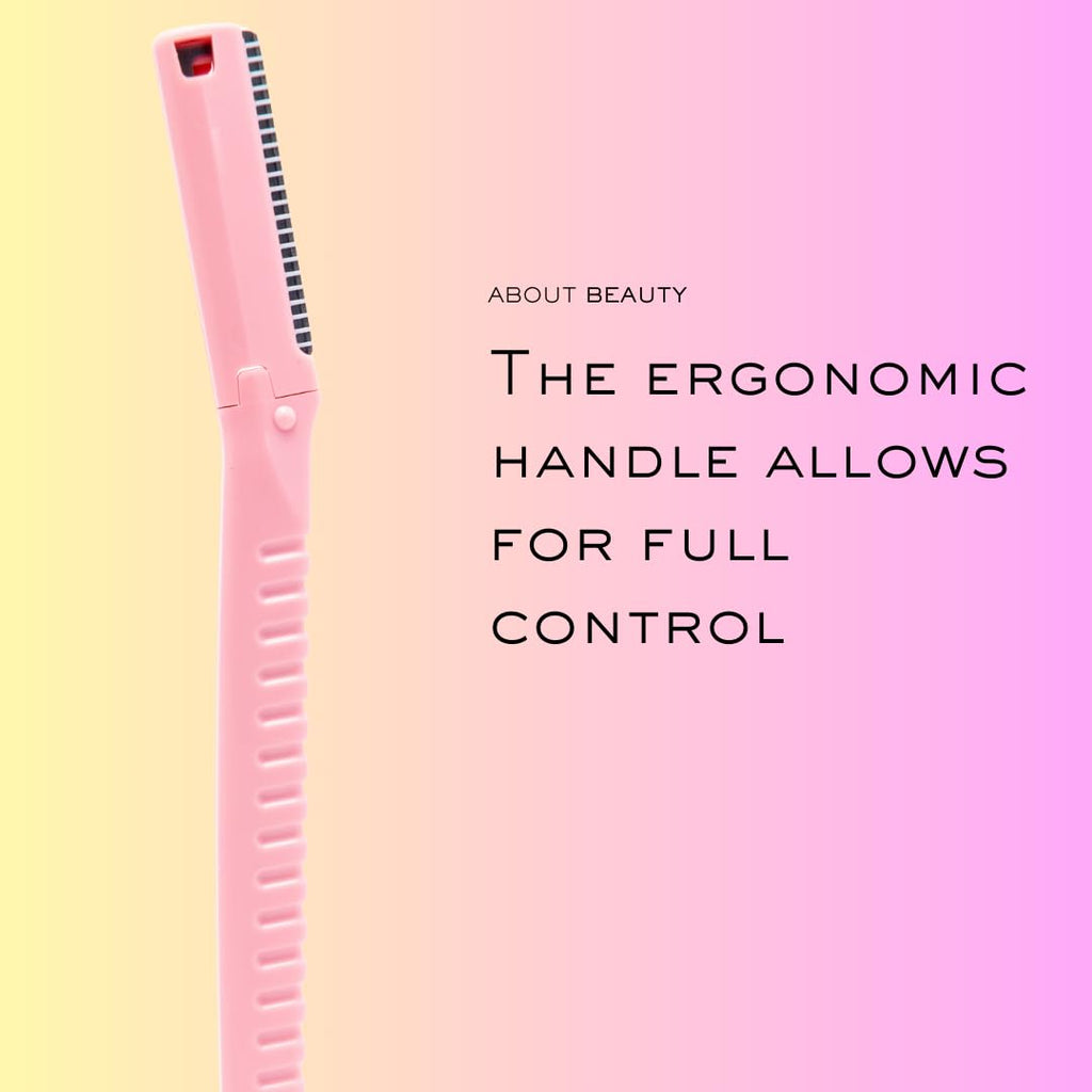 About Beauty Face N Brow - 3 Beauty Groomers for Hair Removal, Ideal for Shaving, Exfoliating, Dermaplaning and Brow Shaping, Japanese Steel Gently Removes Facial Hair