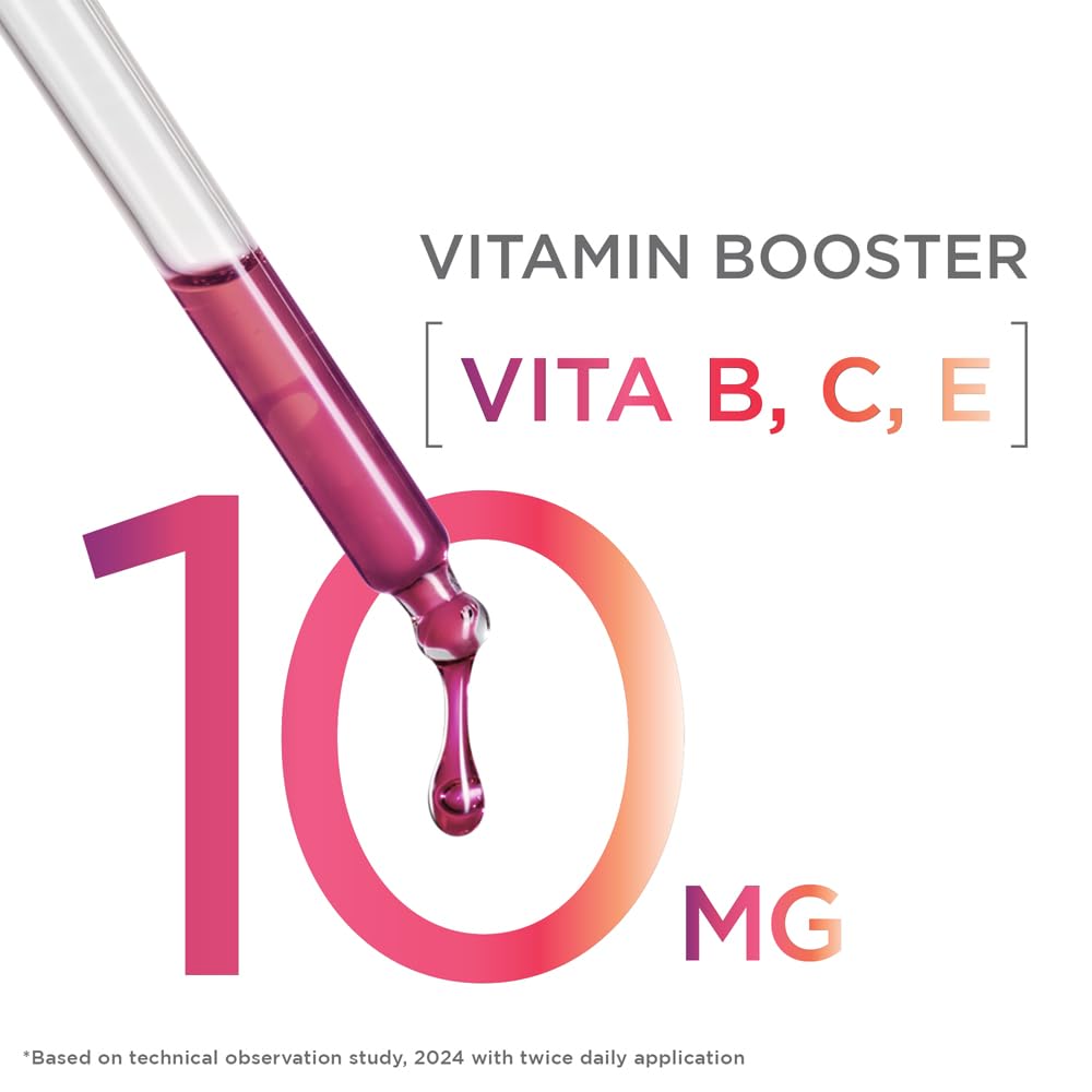 « Sérum multivitaminé éclat Glow and Lovely Renew Bright en crème | Vitamines B, C et E | Régénère les cellules de la peau | Peau éclatante et saine | Formule cliniquement prouvée et testée dermatologiquement | 80 g »