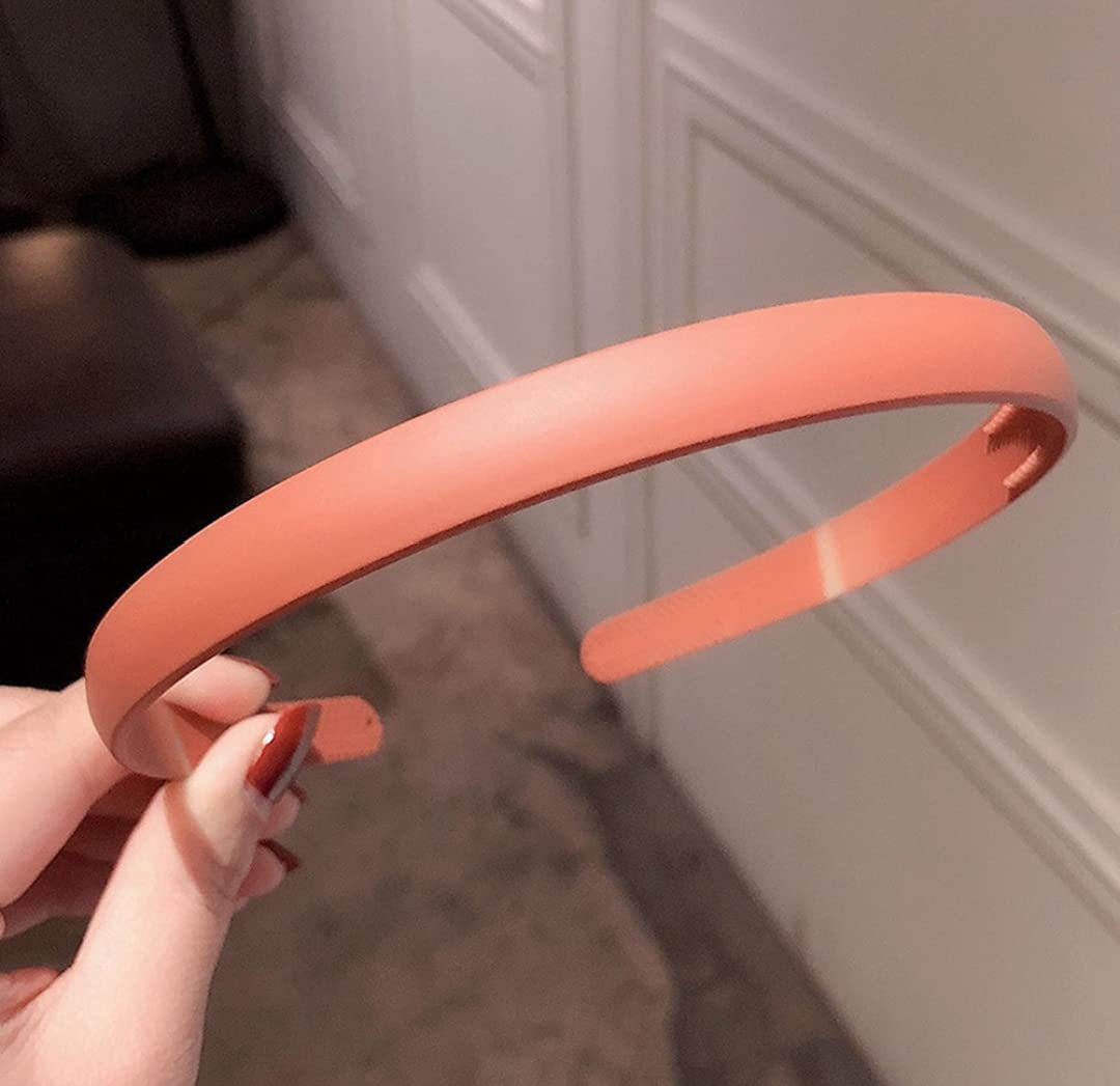 ANNA CREATIONS 12 pcs Korean Stylish Plastic Hair Band Comb Teeth Matte Headband Hair Accessory for Women and Girls