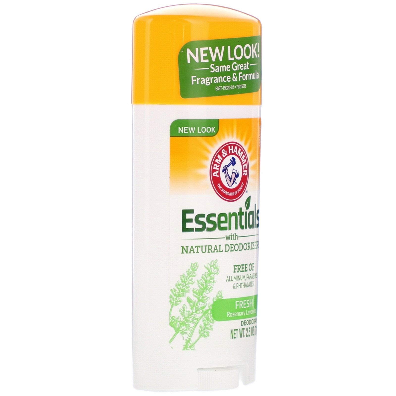 ARM & HAMMER Essentials Natural Deodorant Fresh 2.50 oz (Pack of 10)