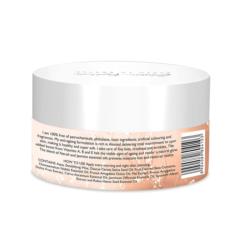 Aroma Magic Anti-wrinkle Almond Nourishing Cream | Replenishes & nourishes skin, reduces fine lines with beta-carotene, chamomile, orange & jasmine essential oil, sandalwood & honey extract | 50gm