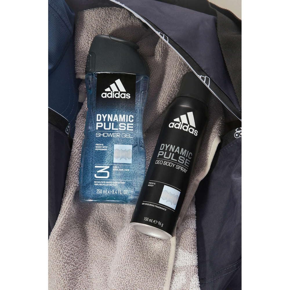 Adidas Dynamic Pulse Body Spray For Men - Clean Aromatic Fragrance - 150 ml