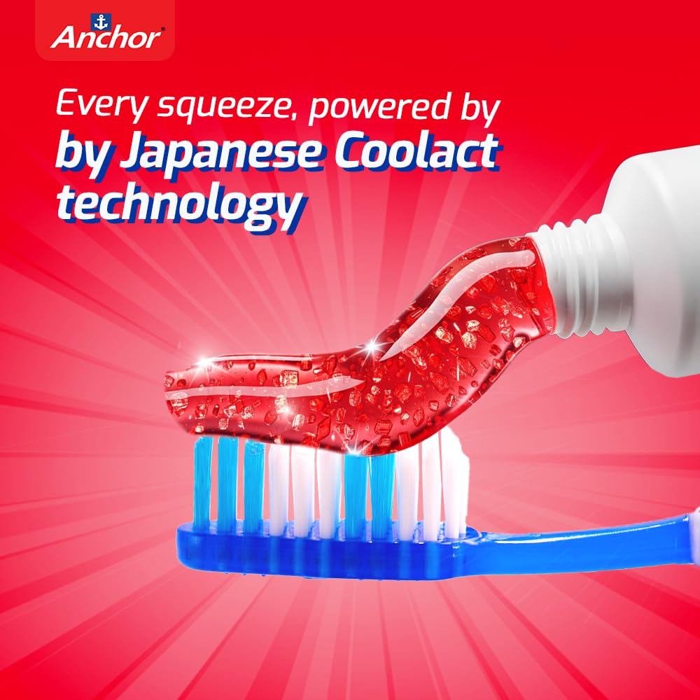 Anchor Red Cooling Fresh Gel Toothpaste 300Ggm (150gx2)