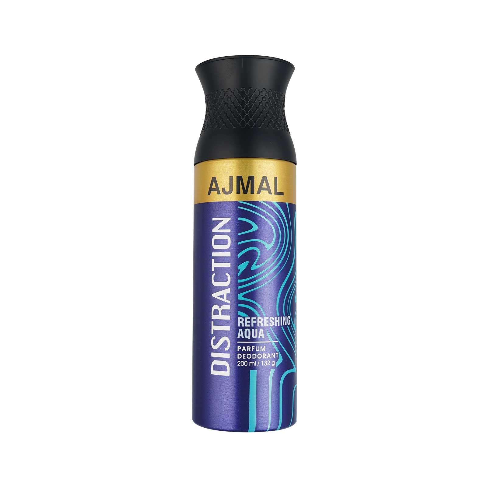 AJMAL Distraction Deodorant Spray Spicy Fragrance Casual Wear For Men & Women + 2 Parfume Testers Free, 200 Ml