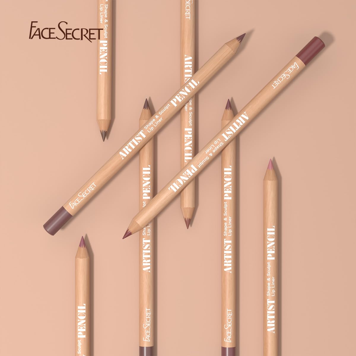 8pcs Nude Lip Liner Makeup Set - Waterproof & Smudge-Proof Matte Pencil, Long-Lasting & Durable, Smooth & Easy Glide, Non-Smudge, Contouring, Filling & Layering (Set 1, 8 Count (Pack of 1))