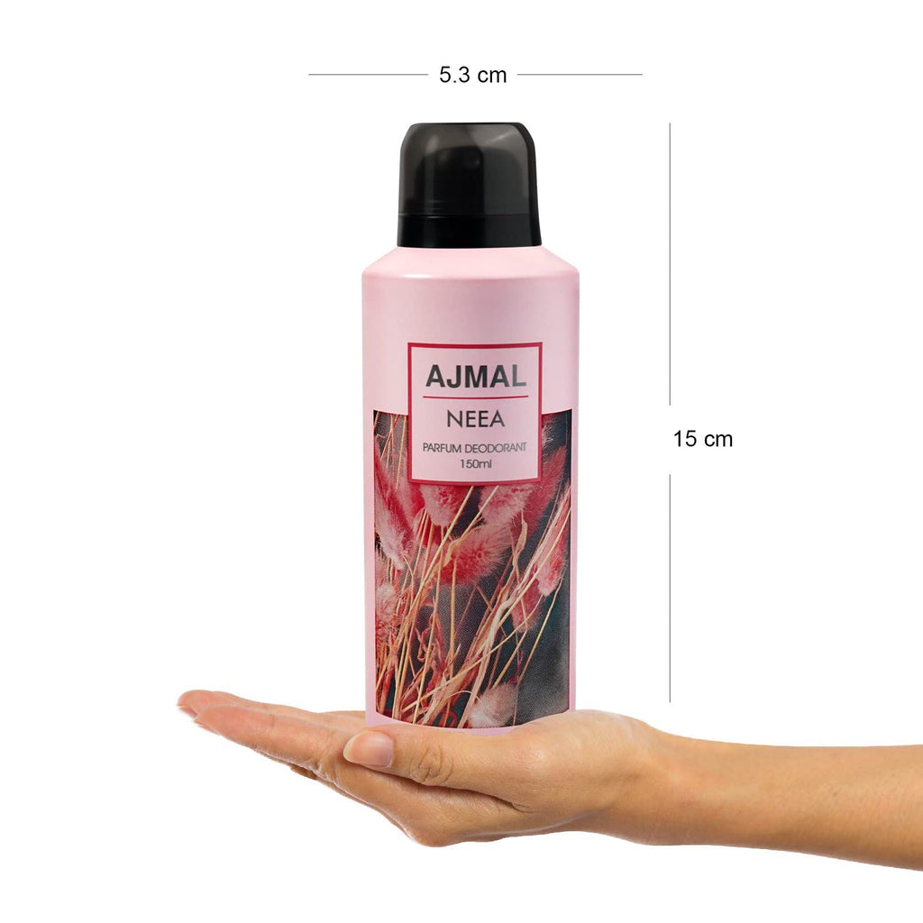 Ajmal Neea Deodorant Floral Perfume 150ML Long Lasting Scent Spray Gift for Women, Online Exclusive