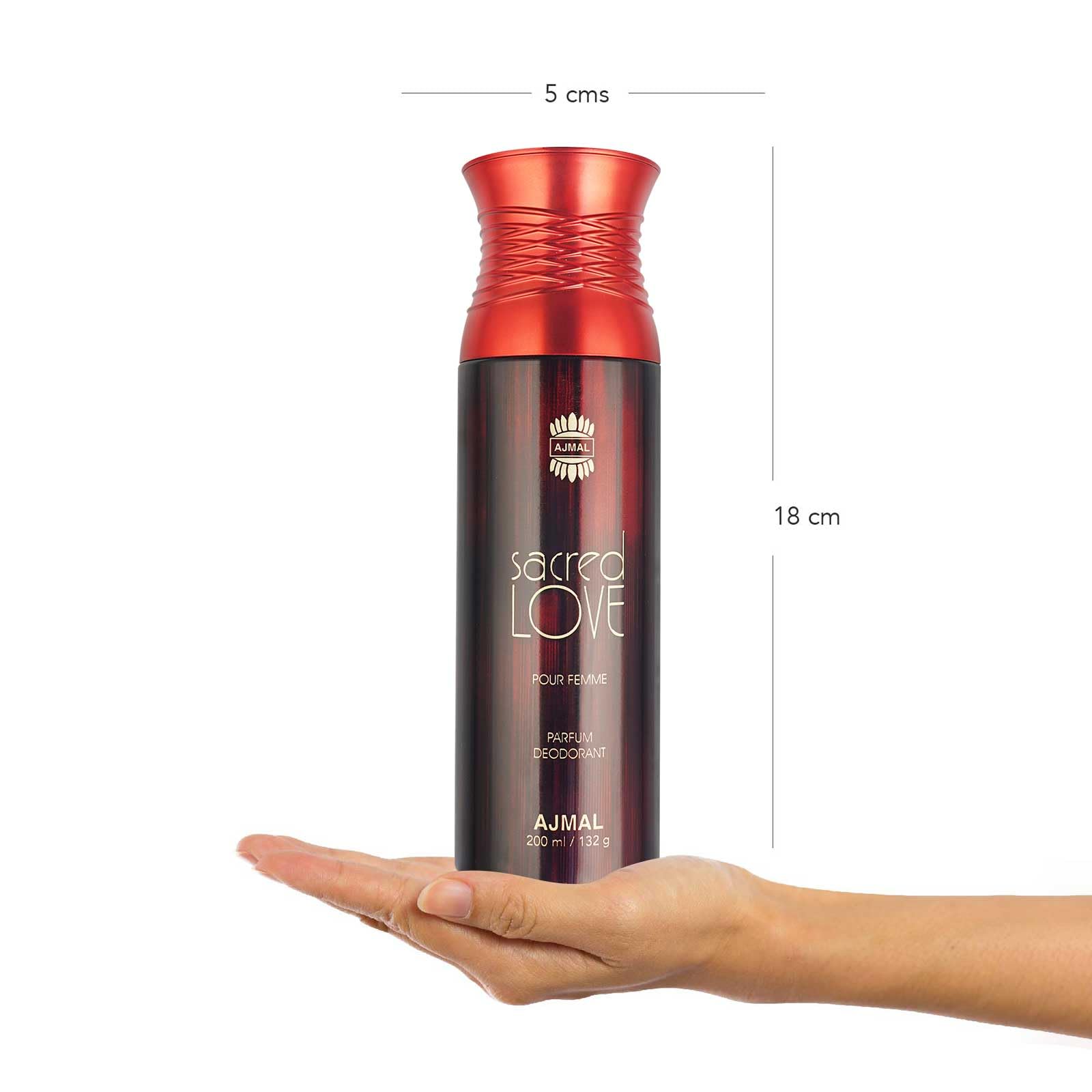 Ajmal Sacred Love Perfume Deodorant 200ml Body Spray Gift For Women
