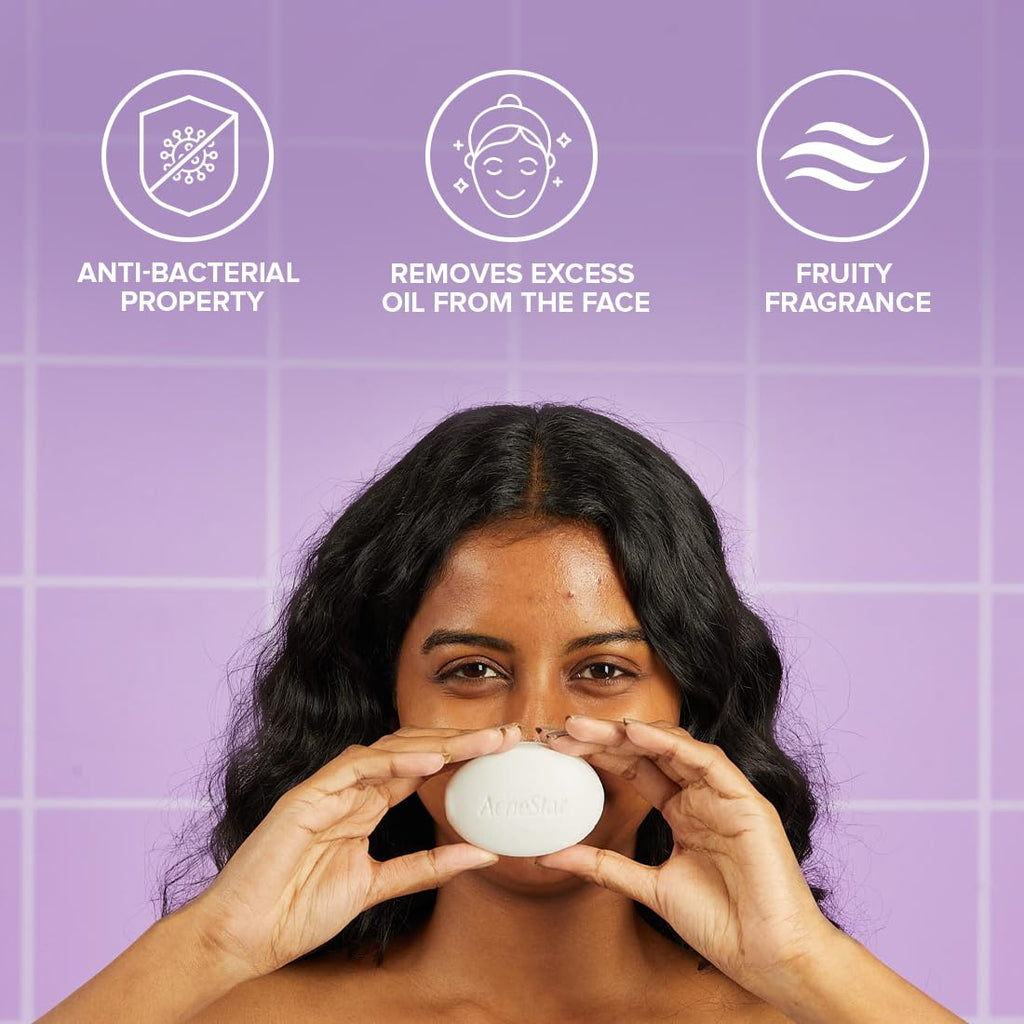 AcneStar Soap Pack of 4, Antiseptic