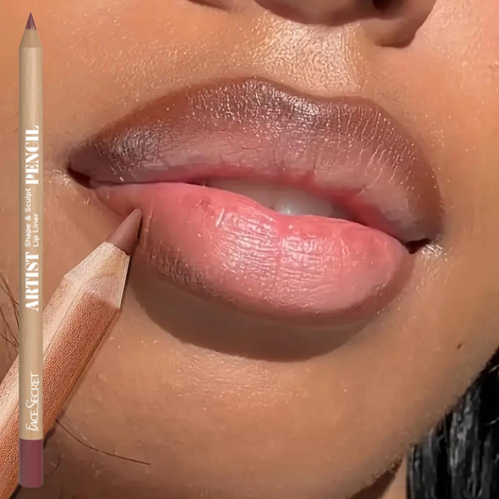 6pcs Nude Lip Liner Makeup Set - Waterproof & Smudge-Proof Matte Pencil, Long-Lasting & Durable, Smooth & Easy Glide, Non-Smudge, Contouring, Filling & Layering (NUDE-BERRY Set, 6 Count (Pack of 1))