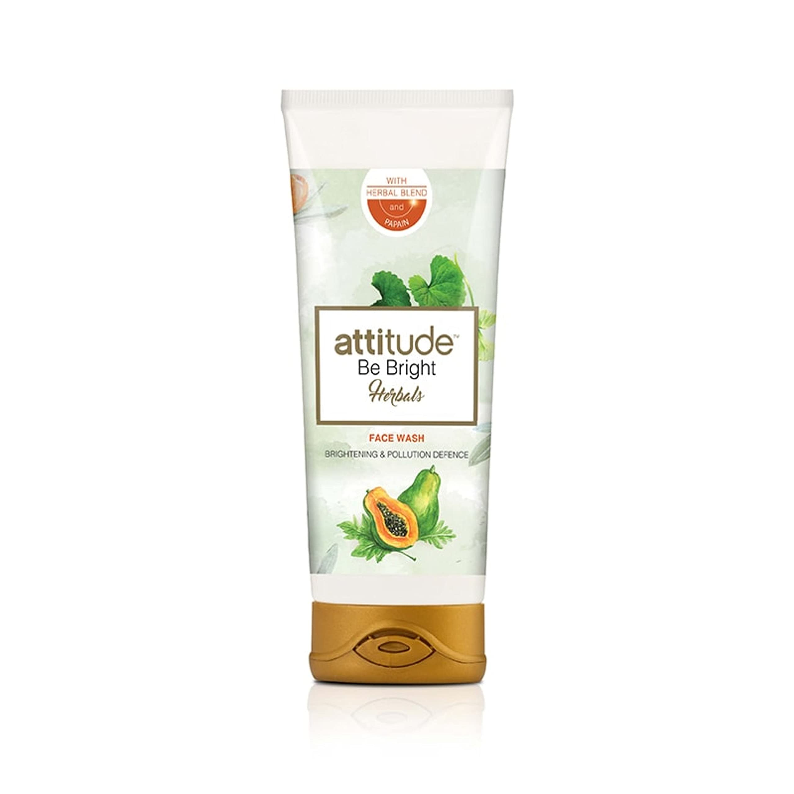 Amway Attitude Be Bright Herbals Exfoliating Face Wash, 100ml Pack