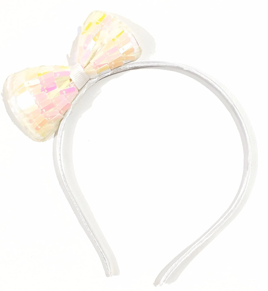 ANNA CREATIONS 6 Pcs Bow Hairbands for Kids, Stylish and Durable Plastic Headbands, Comfortable and Non-Slip Hair Accessories for Baby Girls and Children, Perfect for Parties