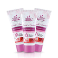 Alite Hair Removal Cream for Women| Painless & Hair Removal | Smooth, Nourished Skin | Enriched with Rose Water, Natural Butter & Aloe Vera Pack of 3 (60g Each)