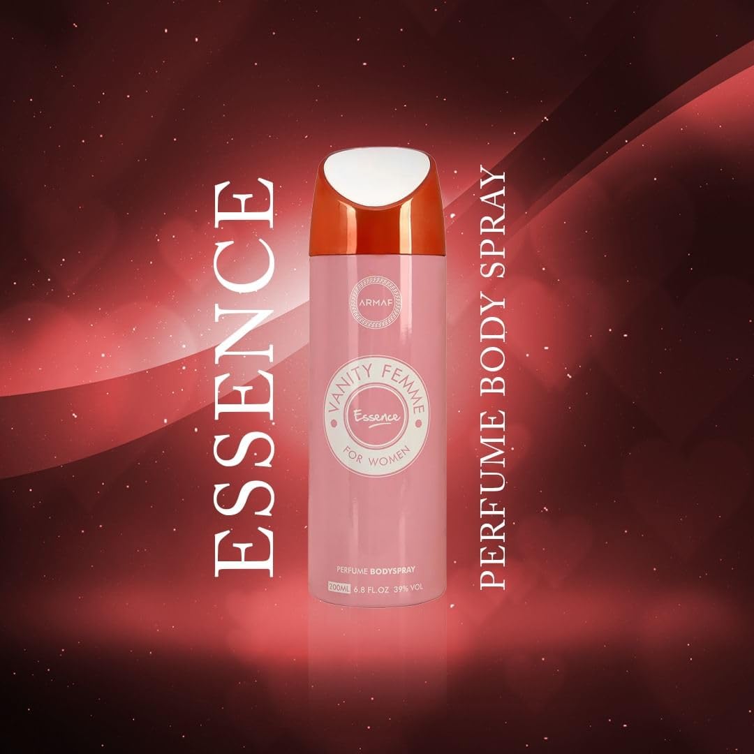 ARMAF Club De Nuit & Vanity Femme Essence Body Spray for Women, 200 ml, Pack of 2