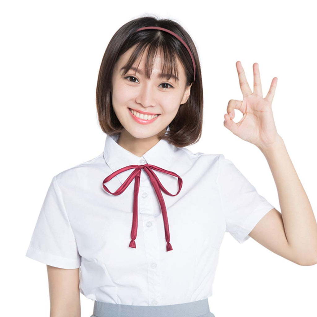 ANNACREATIONS 12 Pcs Fashion Plastic Matte Hair Band For Women And Girls