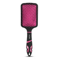 AGARO Delight Paddle Hair Brush with Strong & Flexible Nylon Bristles having Anti-static Ball Tips, For Grooming, Straightening, Smoothing, Detangling Hair, Ideal for Men &Women, Black & Pink
