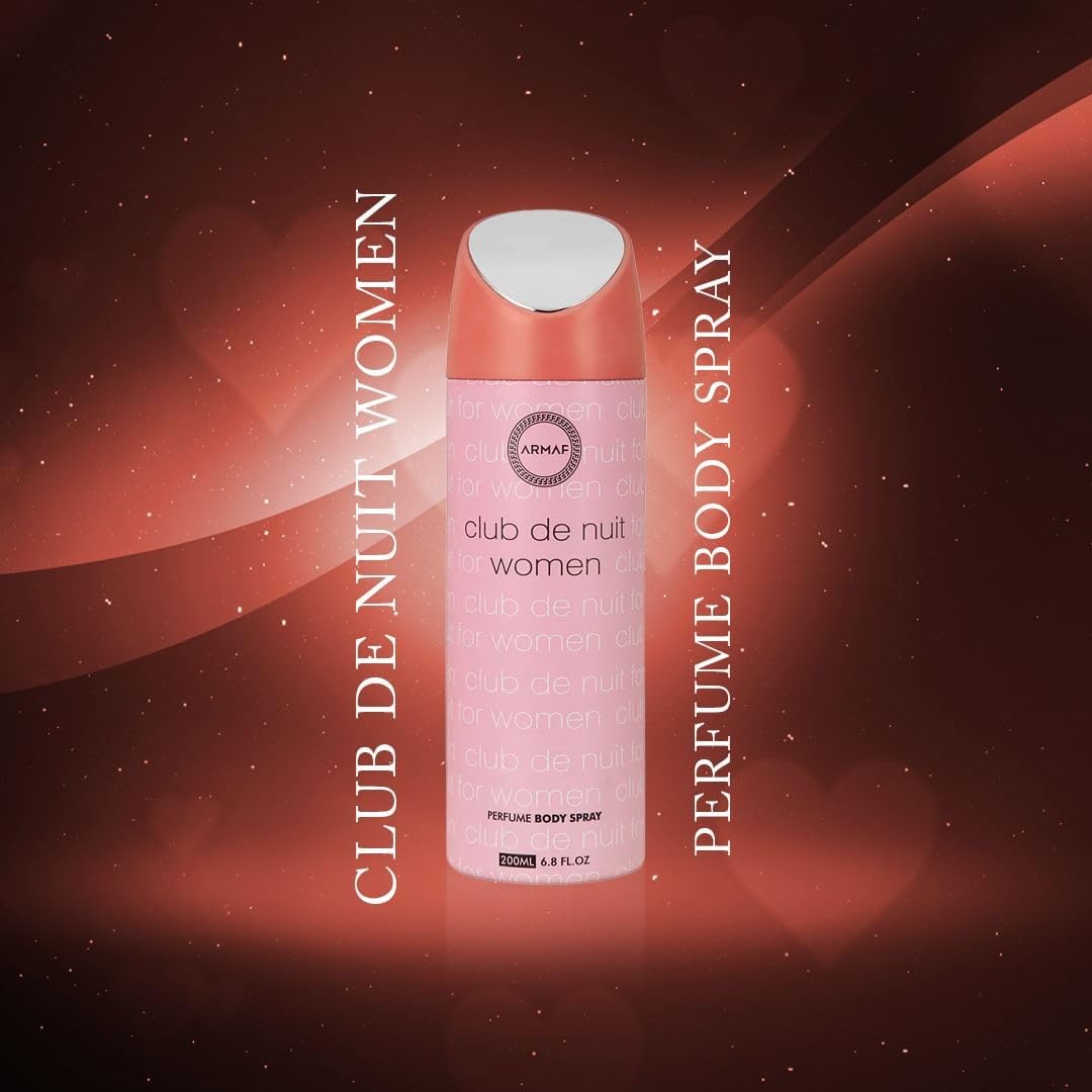 ARMAF Club De Nuit & Vanity Femme Essence Body Spray for Women, 200 ml, Pack of 2