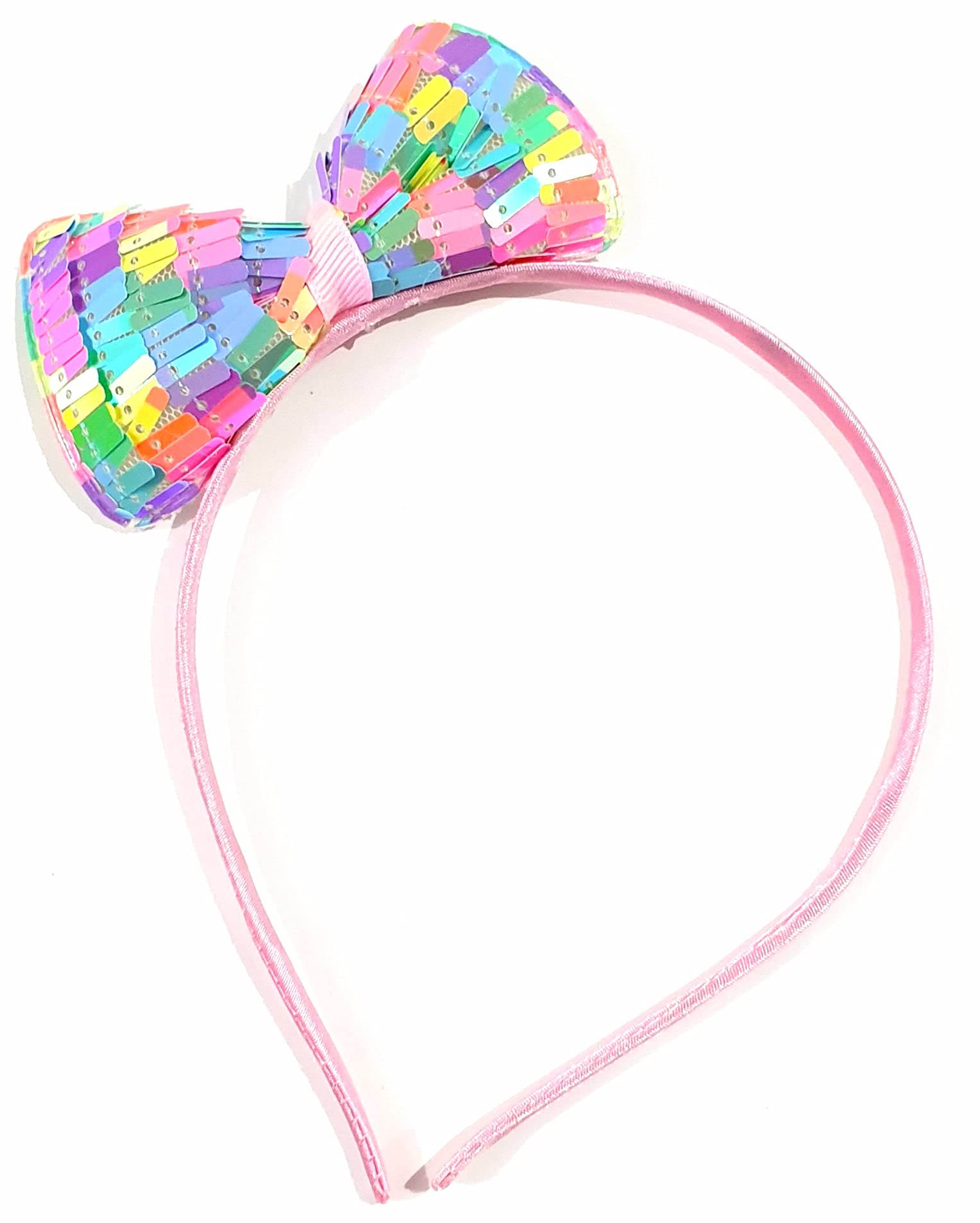 ANNA CREATIONS 6 Pcs Bow Hairbands for Kids, Stylish and Durable Plastic Headbands, Comfortable and Non-Slip Hair Accessories for Baby Girls and Children, Perfect for Parties