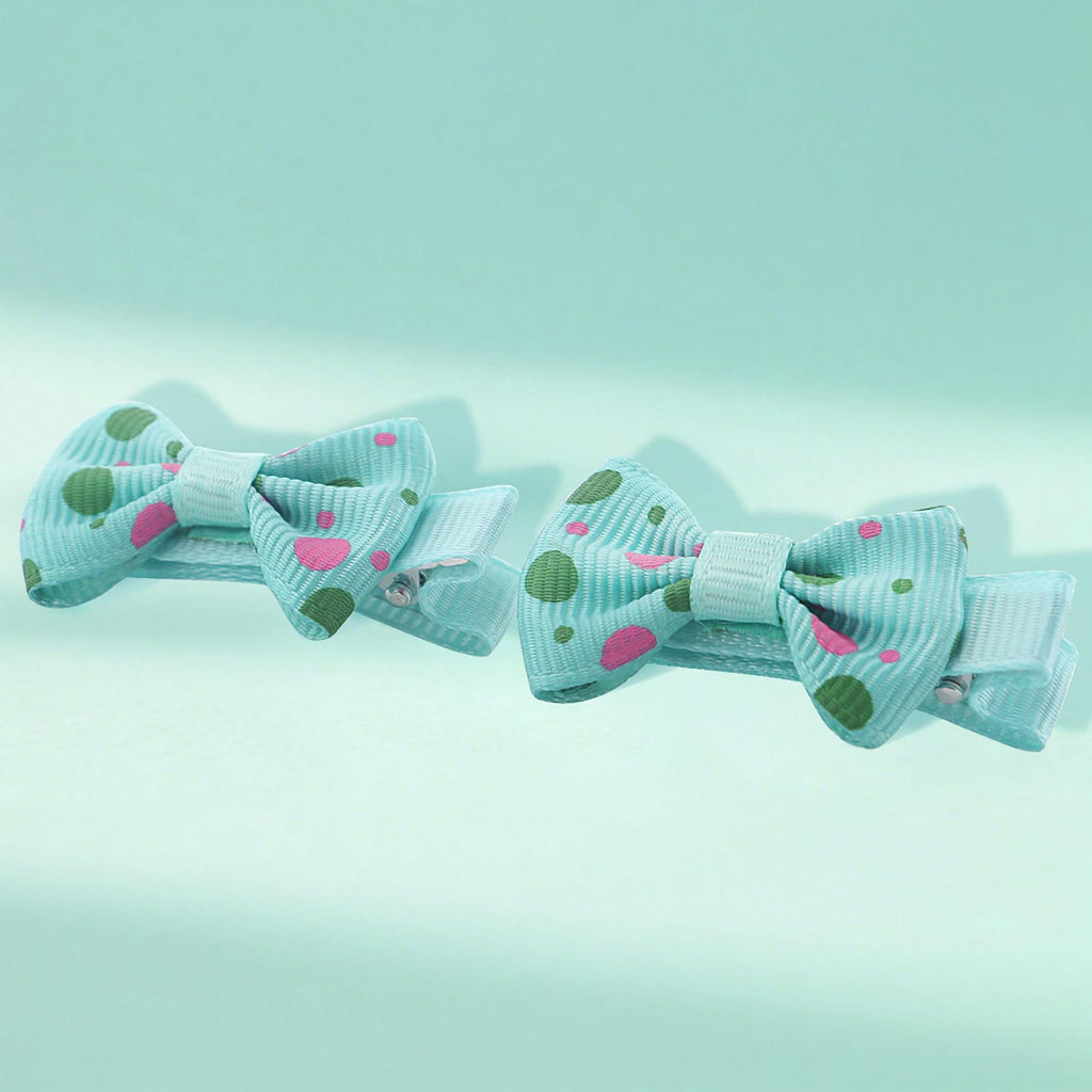 60Pcs Baby Girl Hair Bows 1.6 inch Mini Tiny Small Fully Lined Clips for Infant Toddlers (30 pairs)