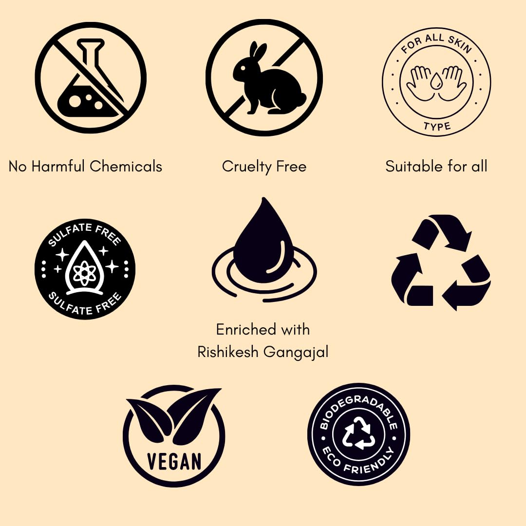 Anuved Fragrance Combo | Pack of 3 | 125 Grams Each | Herbal Soaps Kewda, Astagandha, Pahadi Gulab for Refreshing & Revitalizing, Paraben Free, Cruelty Free