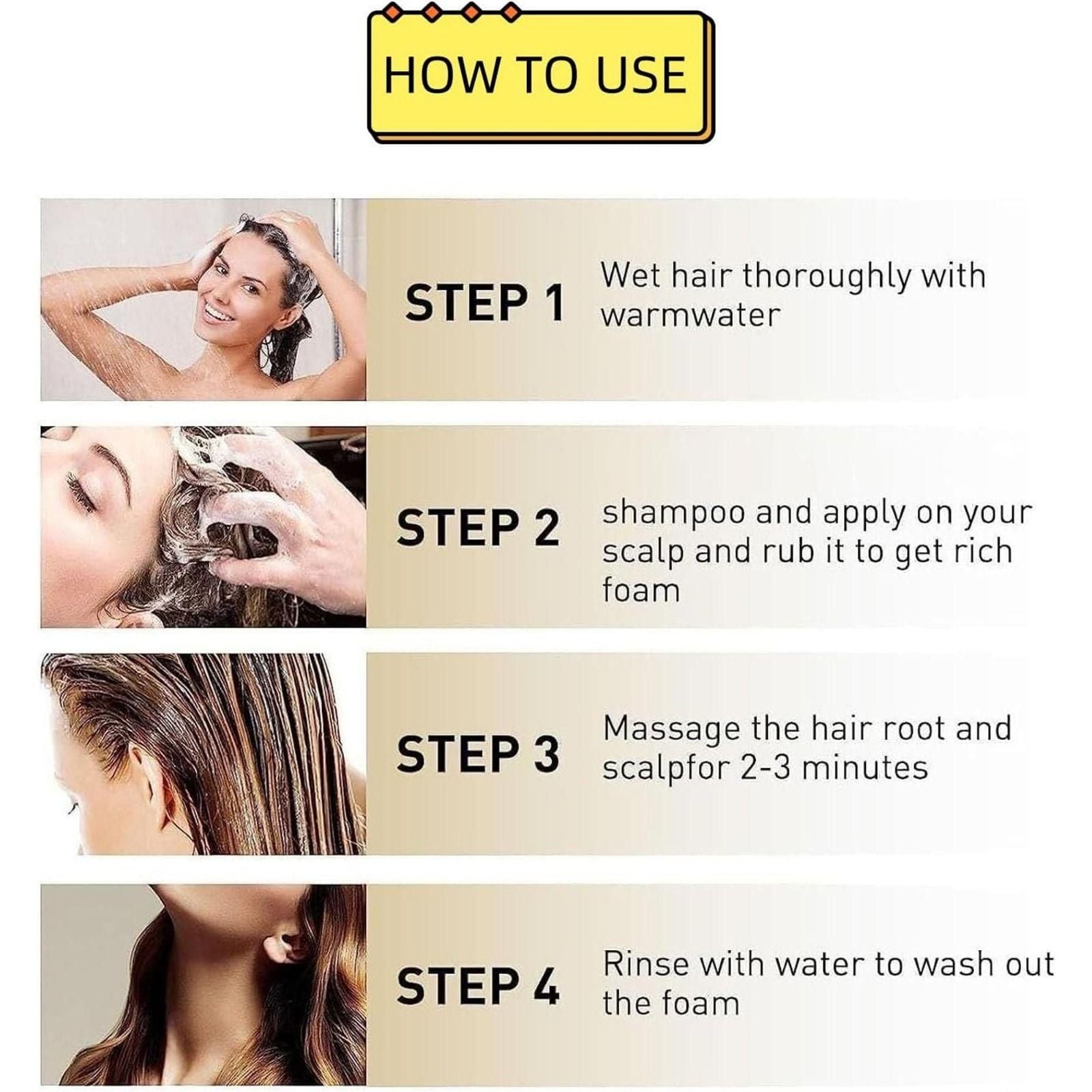 ANTI-HAIR LOSS HAIR SHAMPOO Black What Spirit (Pack of 2)