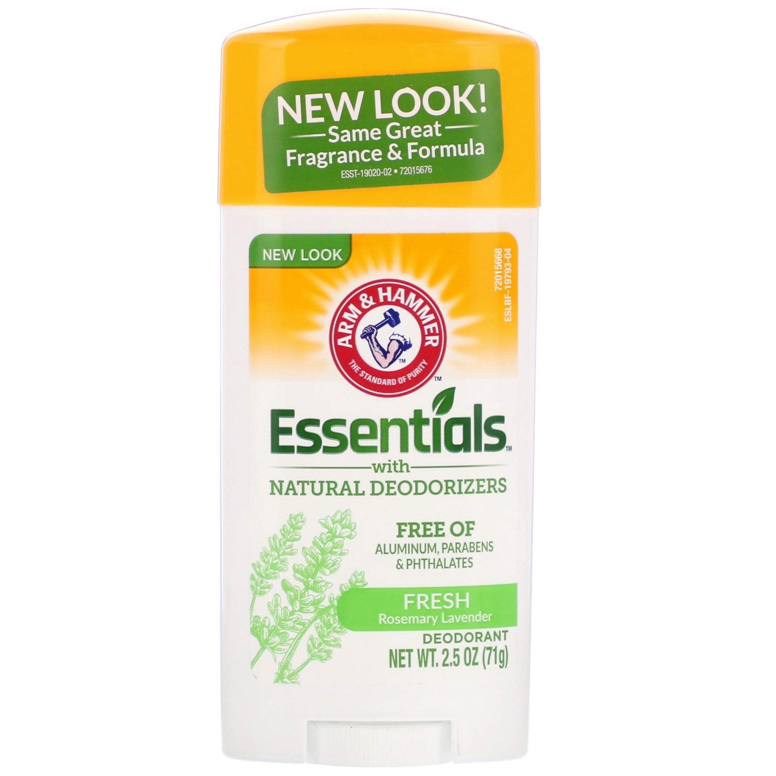 ARM & HAMMER Essentials Natural Deodorant Fresh 2.50 oz (Pack of 10)